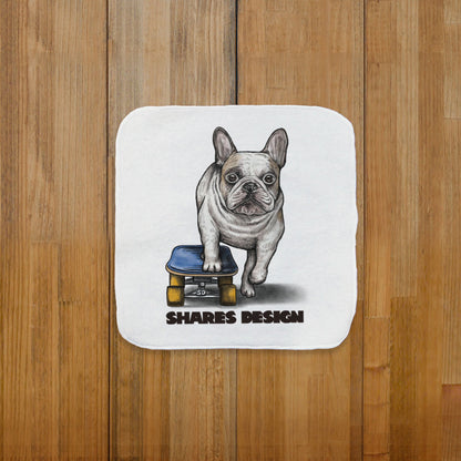 DOG SKATER-HANDTOWEL SET(送料無料)／ ハンカチ2枚セット（フレブル／ダックスフンド／柴犬　全3種）