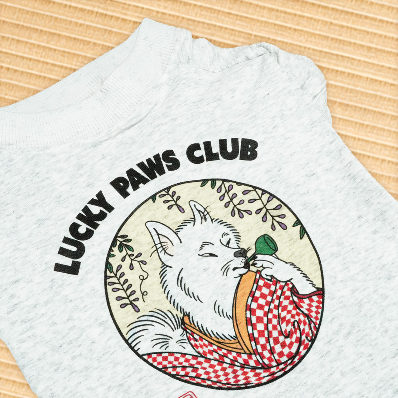 【6/22まで期間限定！】LUCKY PAWS - DOG TEE / 犬用Tシャツ