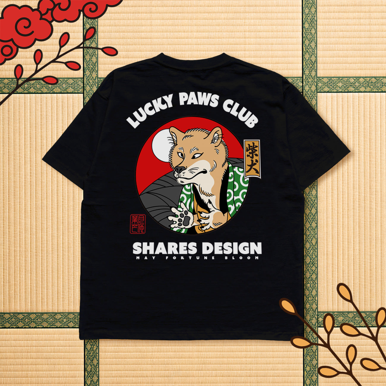 【6/22まで期間限定！】LUCKY PAWS - TEE / 半袖Ｔシャツ