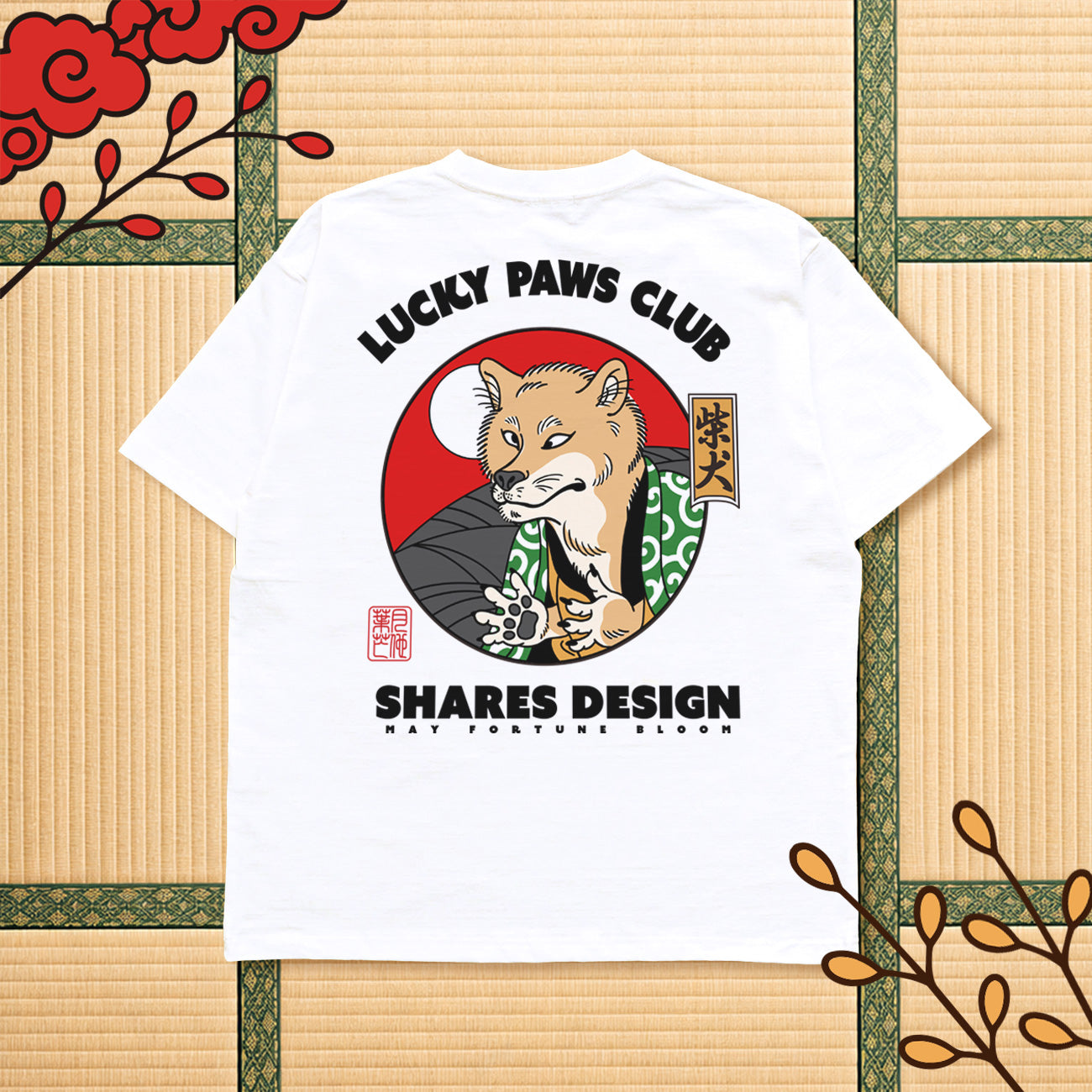 【6/22まで期間限定！】LUCKY PAWS - TEE / 半袖Ｔシャツ