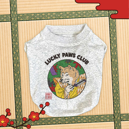 【6/22まで期間限定！】LUCKY PAWS - DOG TEE / 犬用Tシャツ