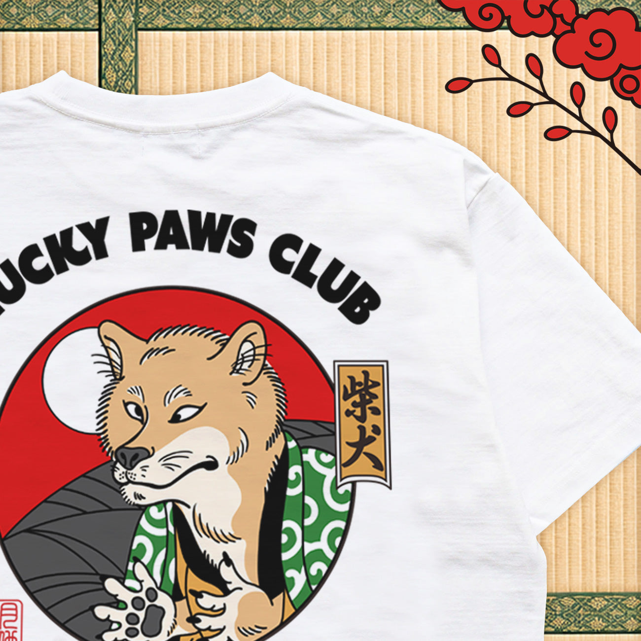 【6/22まで期間限定！】LUCKY PAWS - TEE / 半袖Ｔシャツ
