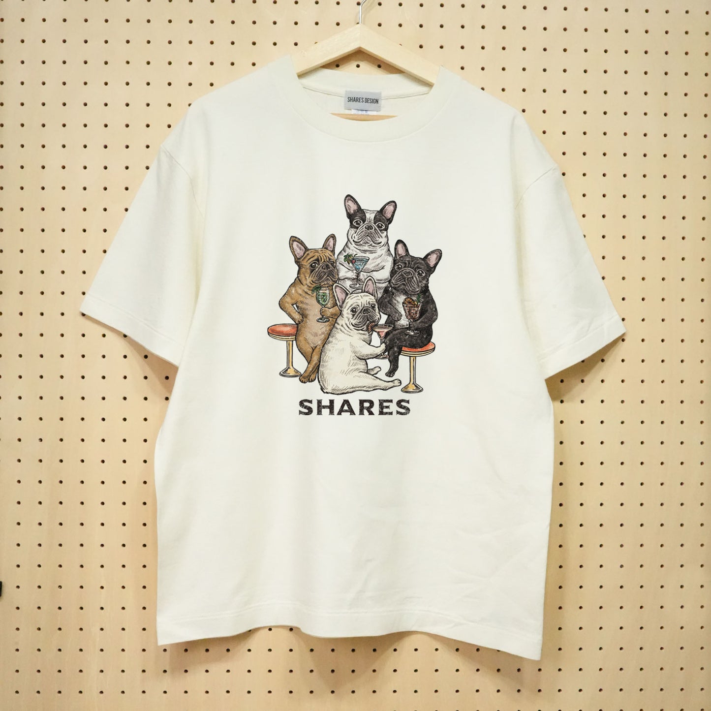 【期間限定！ 7/26 まで販売中】RUUU 描きおろし 〈 SHARES CLUB〉VINTAGE T-SHIRTS/ 半袖 T シャツ