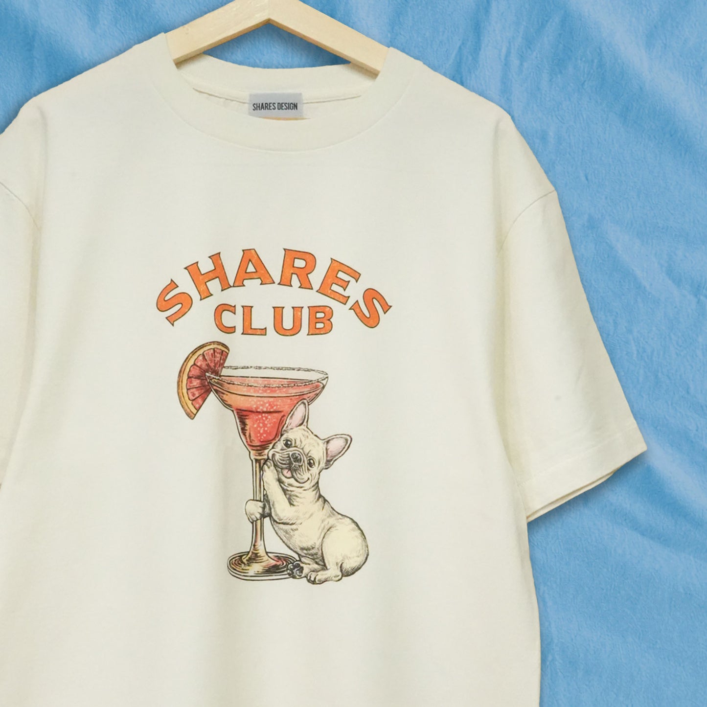 【期間限定！ 7/26 まで販売中】RUUU 描きおろし 〈 SHARES CLUB〉VINTAGE T-SHIRTS/ 半袖 T シャツ