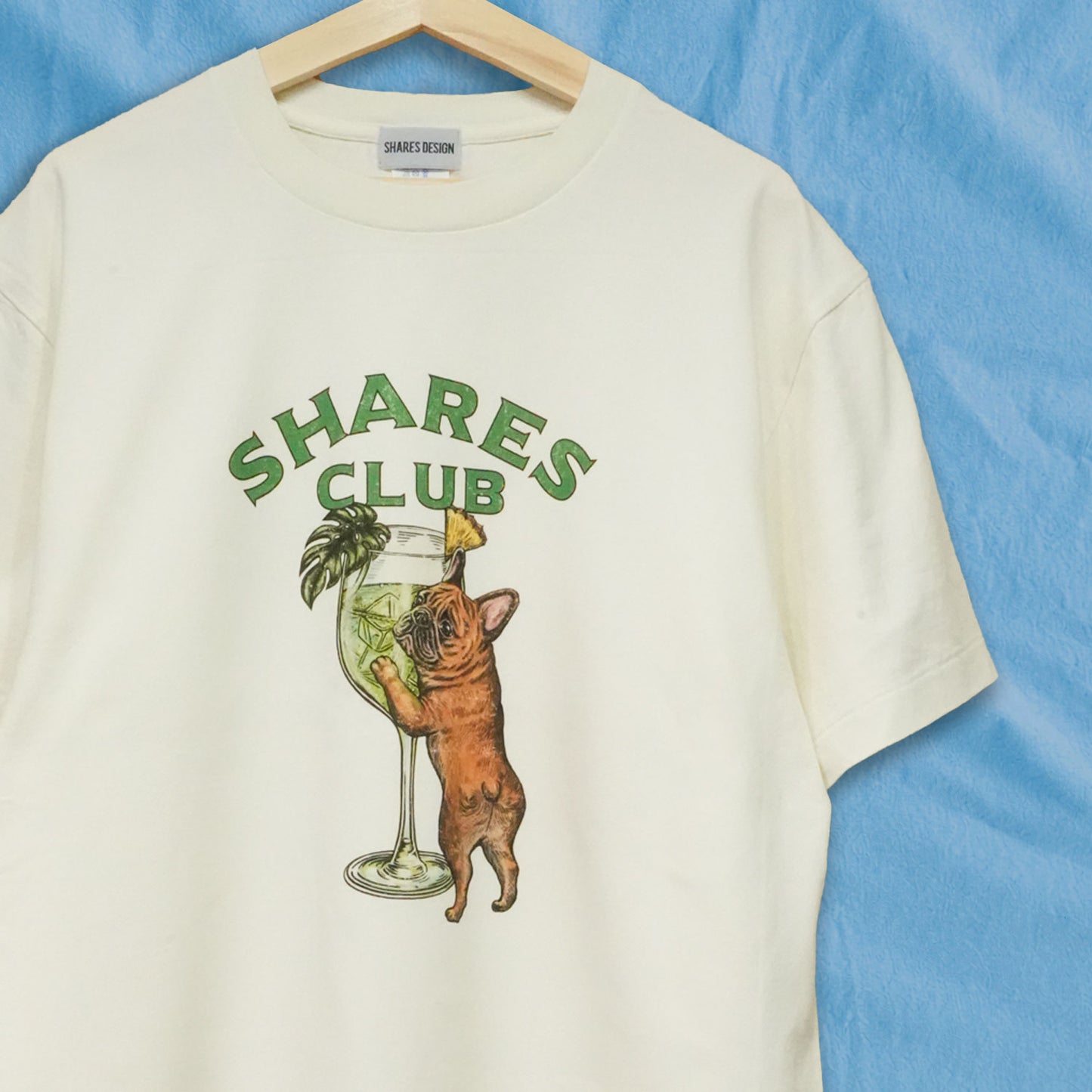 【期間限定！ 7/26 まで販売中】RUUU 描きおろし 〈 SHARES CLUB〉VINTAGE T-SHIRTS/ 半袖 T シャツ