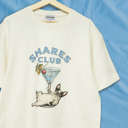 【期間限定！ 7/26 まで販売中】RUUU 描きおろし 〈 SHARES CLUB〉VINTAGE T-SHIRTS/ 半袖 T シャツ