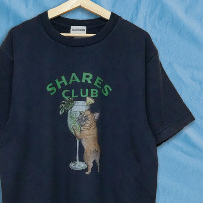 【期間限定！ 7/26 まで販売中】RUUU 描きおろし 〈 SHARES CLUB〉VINTAGE T-SHIRTS/ 半袖 T シャツ