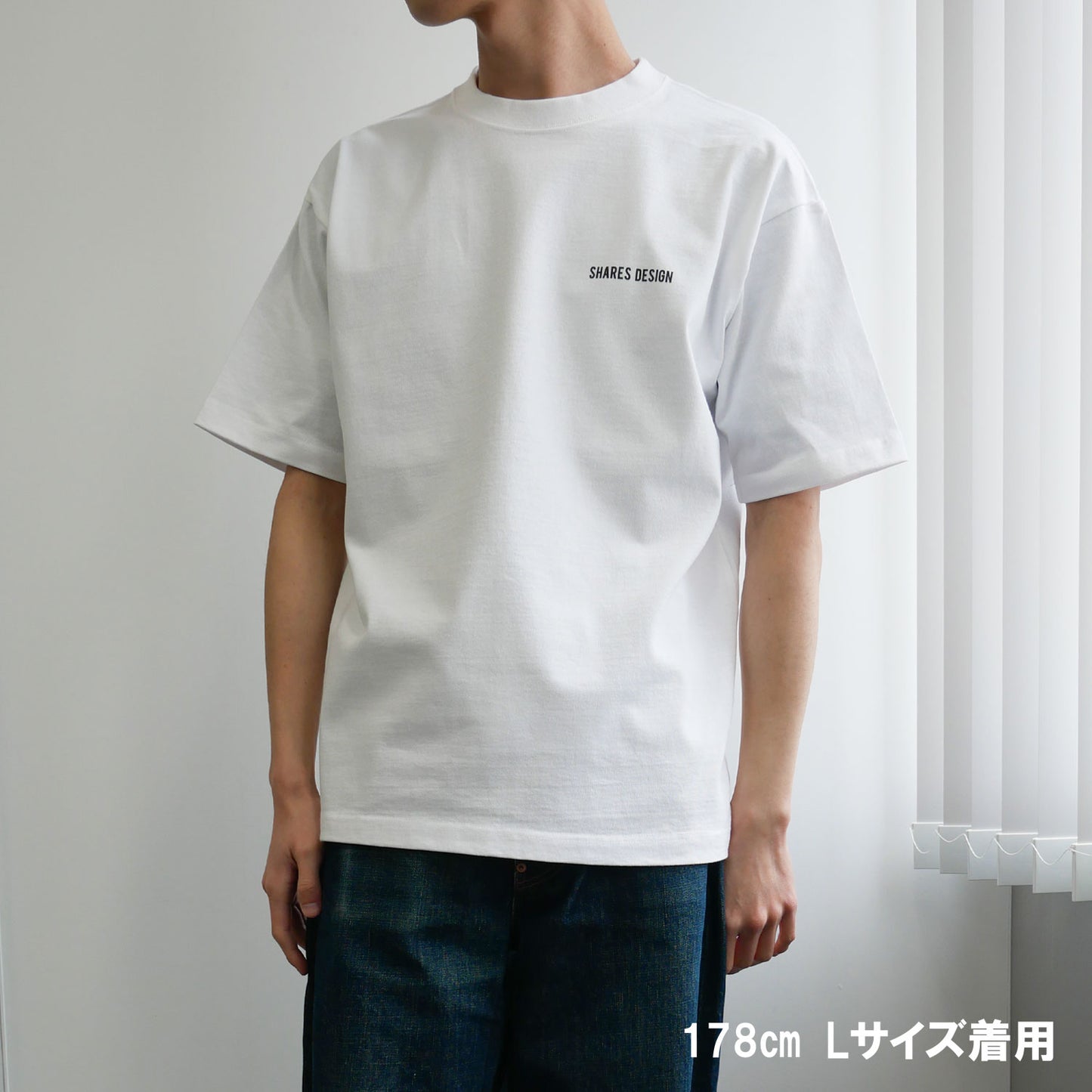 SHARES ALL OVER  TEE/ 総柄-半袖Tシャツ