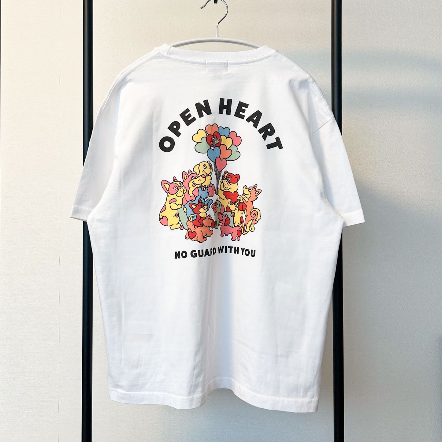 【期間限定！4/19まで販売中】 〈OPEN HEART♡〉T-SHIRTS/ 半袖Tシャツ