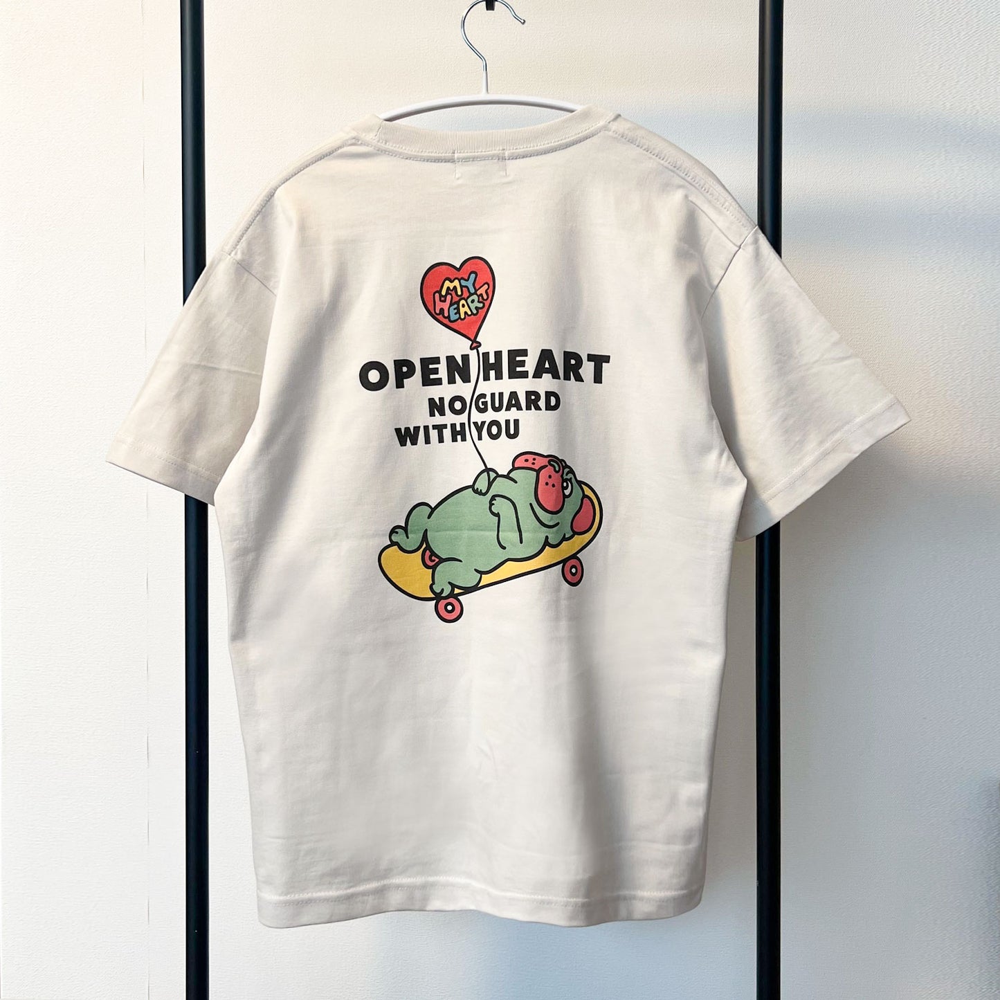 【期間限定！4/19まで販売中】 〈OPEN HEART♡〉T-SHIRTS/ 半袖Tシャツ