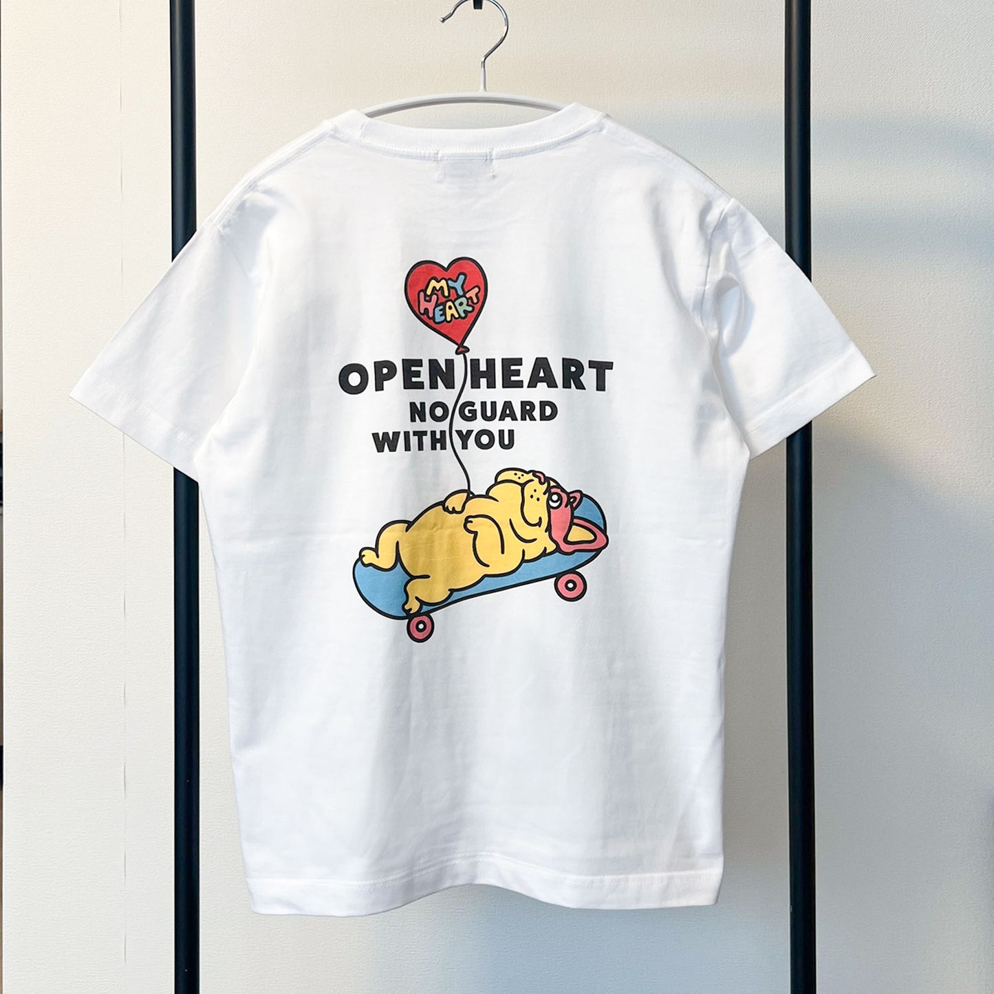 【期間限定！4/19まで販売中】 〈OPEN HEART♡〉T-SHIRTS/ 半袖Tシャツ