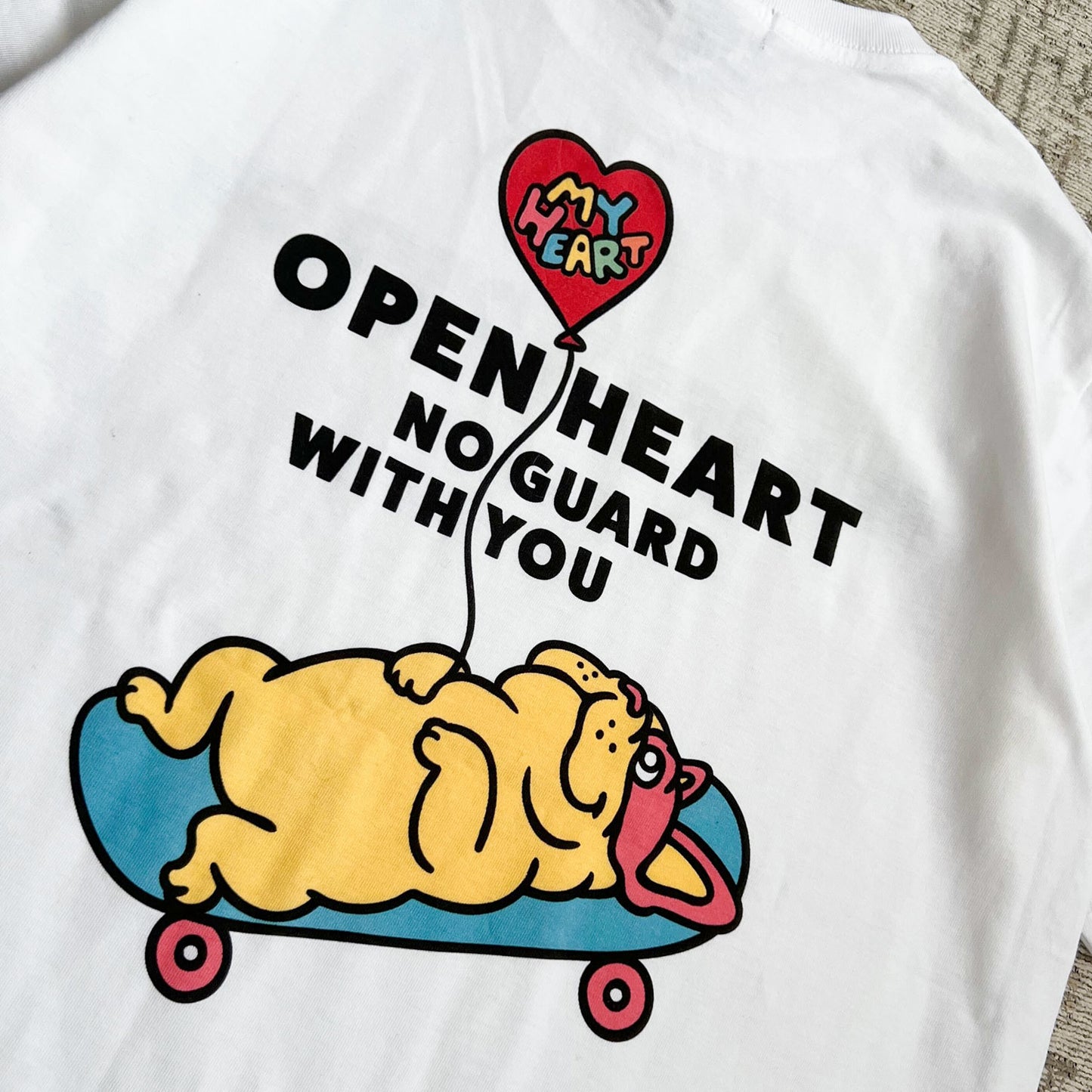 【期間限定！4/19まで販売中】 〈OPEN HEART♡〉T-SHIRTS/ 半袖Tシャツ
