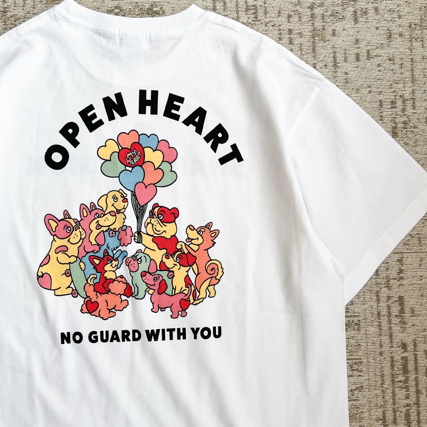 【期間限定！4/19まで販売中】 〈OPEN HEART♡〉T-SHIRTS/ 半袖Tシャツ