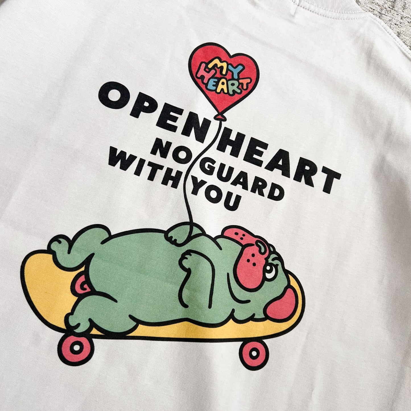 【期間限定！4/19まで販売中】 〈OPEN HEART♡〉T-SHIRTS/ 半袖Tシャツ