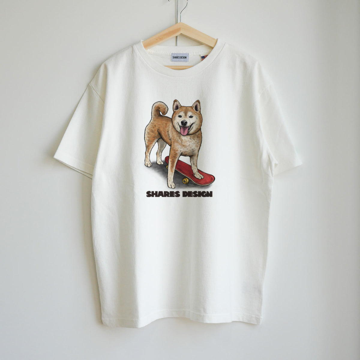 DOG SKATER-TEE／半袖 T シャツ（フレブル／ダックスフンド／柴犬 全3 