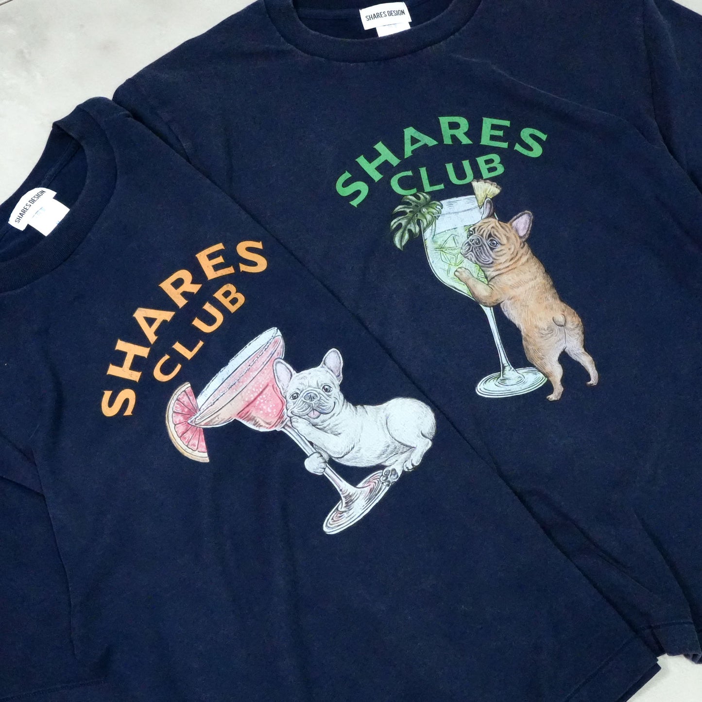 【期間限定！ 7/26 まで販売中】RUUU 描きおろし 〈 SHARES CLUB〉VINTAGE T-SHIRTS/ 半袖 T シャツ