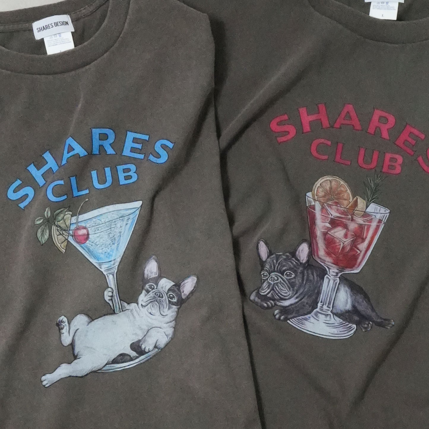 【期間限定！ 7/26 まで販売中】RUUU 描きおろし 〈 SHARES CLUB〉VINTAGE T-SHIRTS/ 半袖 T シャツ