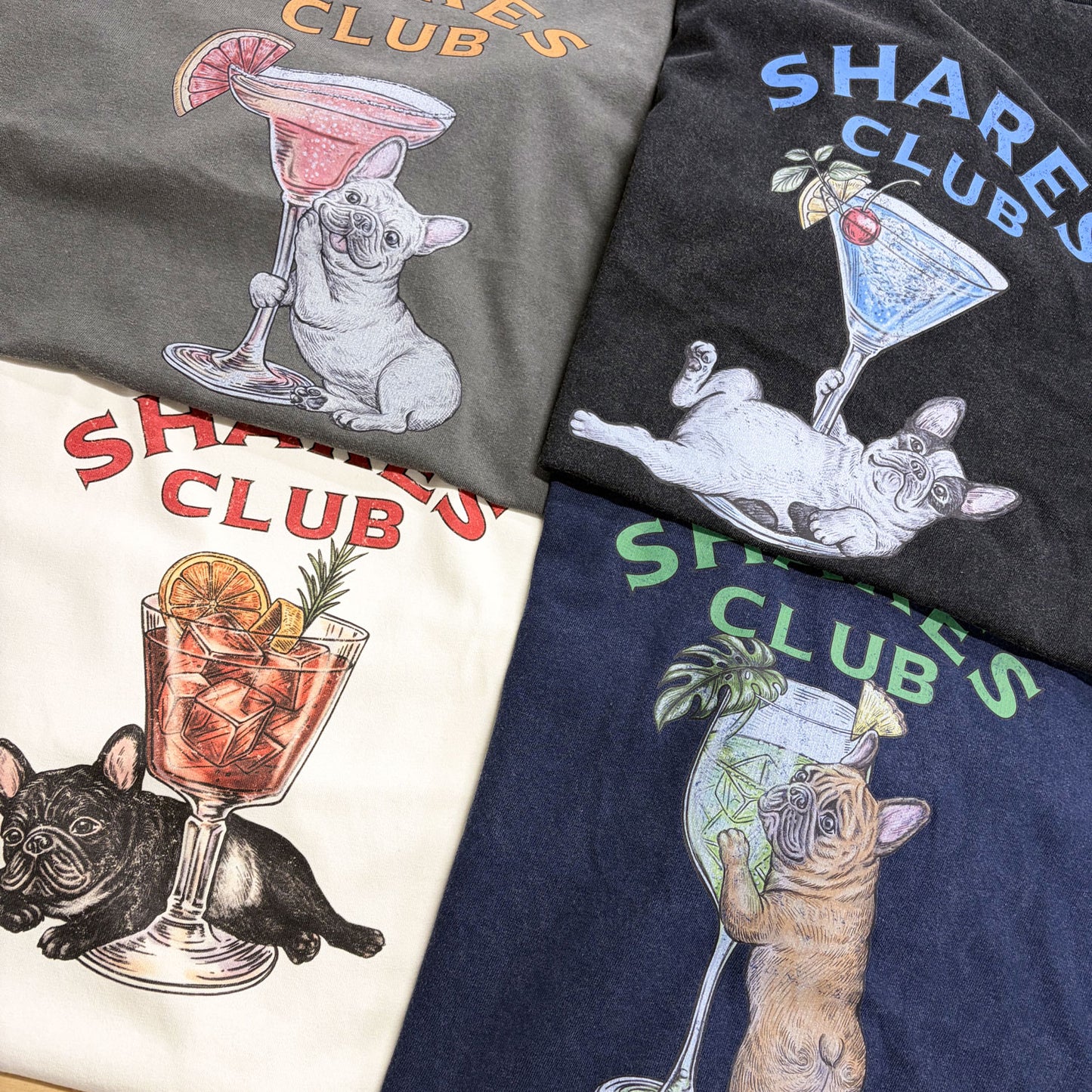 【期間限定！ 7/26 まで販売中】RUUU 描きおろし 〈 SHARES CLUB〉VINTAGE T-SHIRTS/ 半袖 T シャツ