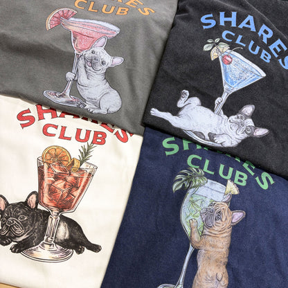 【期間限定！ 7/26 まで販売中】RUUU 描きおろし 〈 SHARES CLUB〉VINTAGE T-SHIRTS/ 半袖 T シャツ