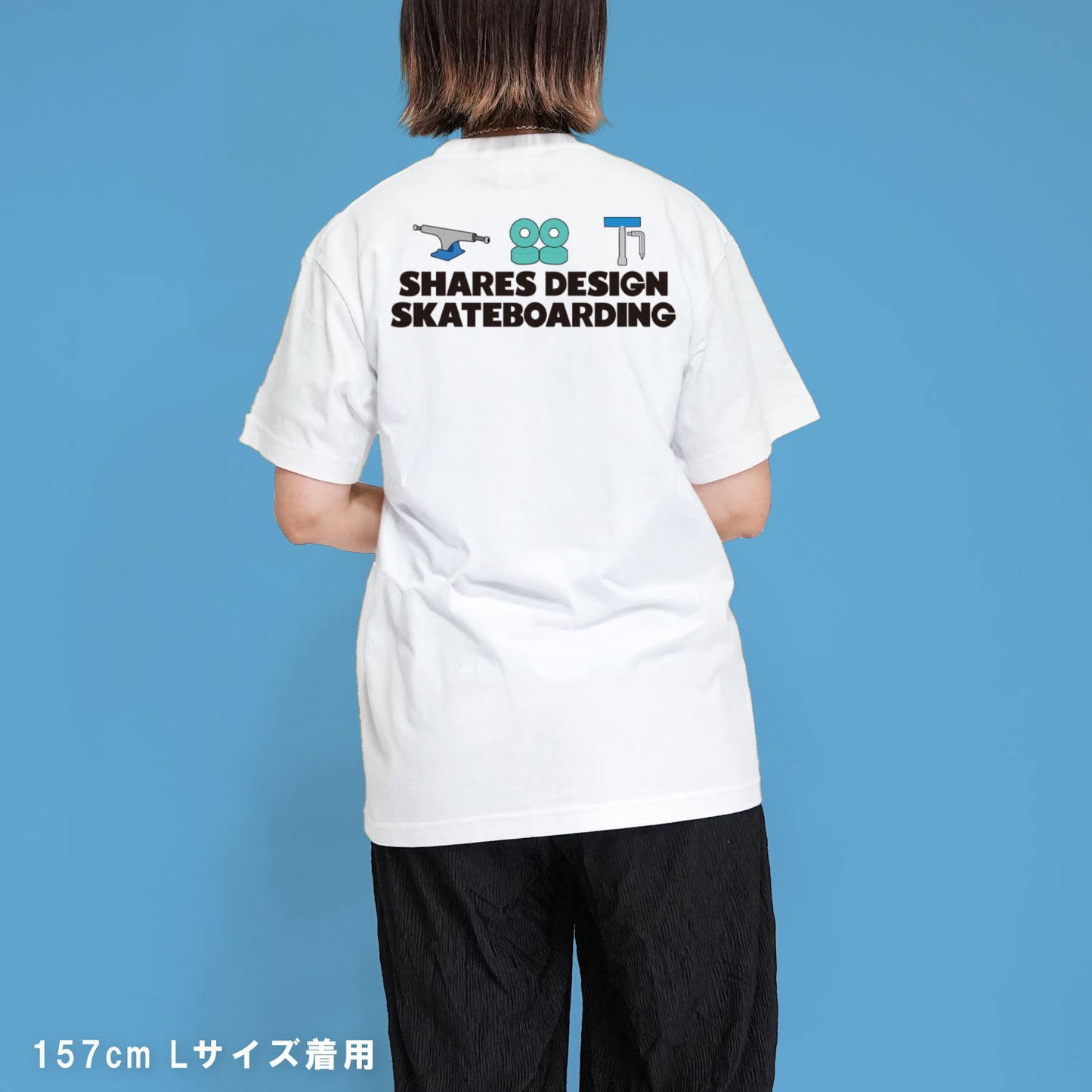 【期間限定！ 8/31 まで販売中】 SHARESDESIGN SKATEBOARDING Liberty dog city T-SHIRT / 半袖 T シャツ