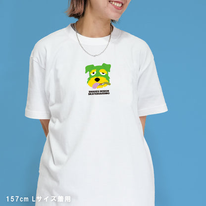 【期間限定！ 8/31 まで販売中】 SHARESDESIGN SKATEBOARDING Liberty dog city T-SHIRT / 半袖 T シャツ