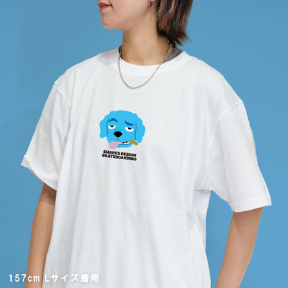 【期間限定！ 8/31 まで販売中】 SHARESDESIGN SKATEBOARDING Liberty dog city T-SHIRT / 半袖 T シャツ