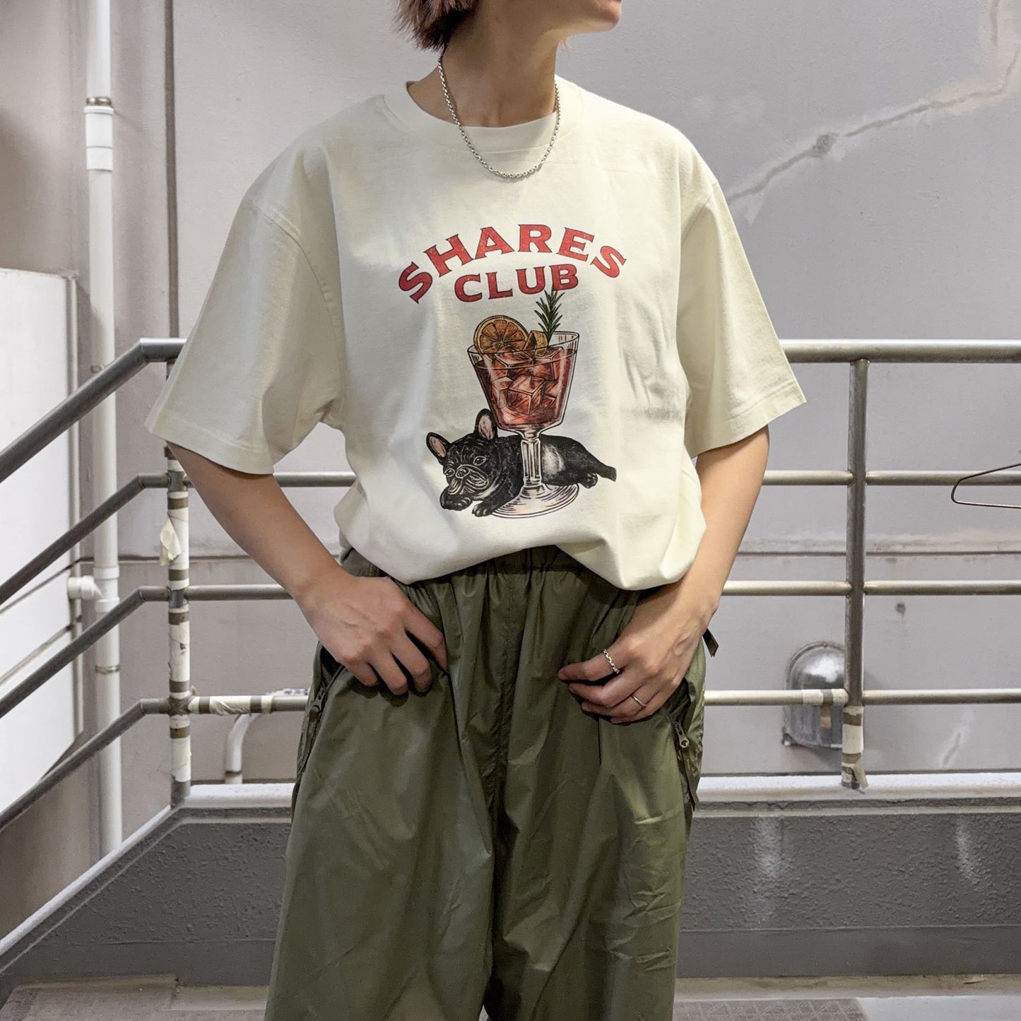 【期間限定！ 7/26 まで販売中】RUUU 描きおろし 〈 SHARES CLUB〉VINTAGE T-SHIRTS/ 半袖 T シャツ
