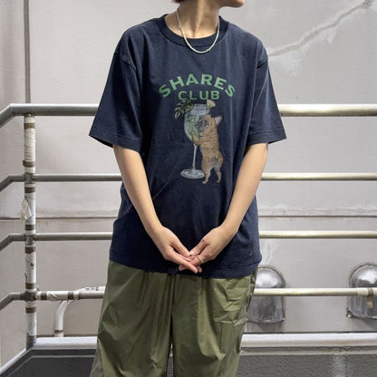 【期間限定！ 7/26 まで販売中】RUUU 描きおろし 〈 SHARES CLUB〉VINTAGE T-SHIRTS/ 半袖 T シャツ
