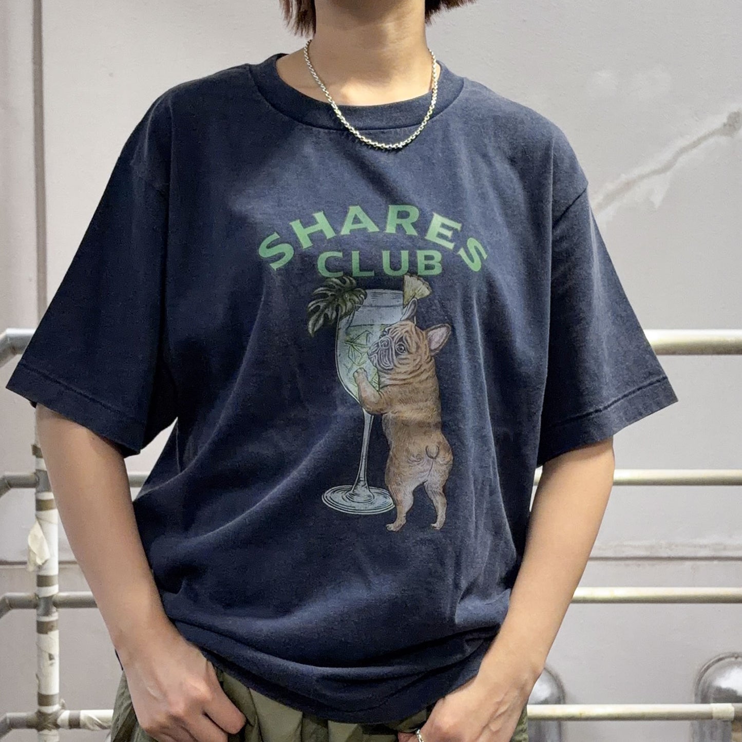 【期間限定！ 7/26 まで販売中】RUUU 描きおろし 〈 SHARES CLUB〉VINTAGE T-SHIRTS/ 半袖 T シャツ