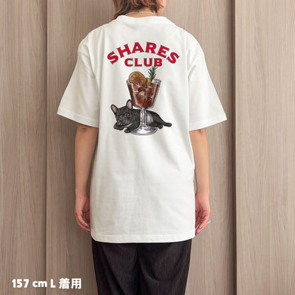 【期間限定！ 7/26 まで販売中】RUUU 描きおろし 〈 SHARES CLUB〉 T-SHIRTS/ 半袖 T シャツ (スタンダード）