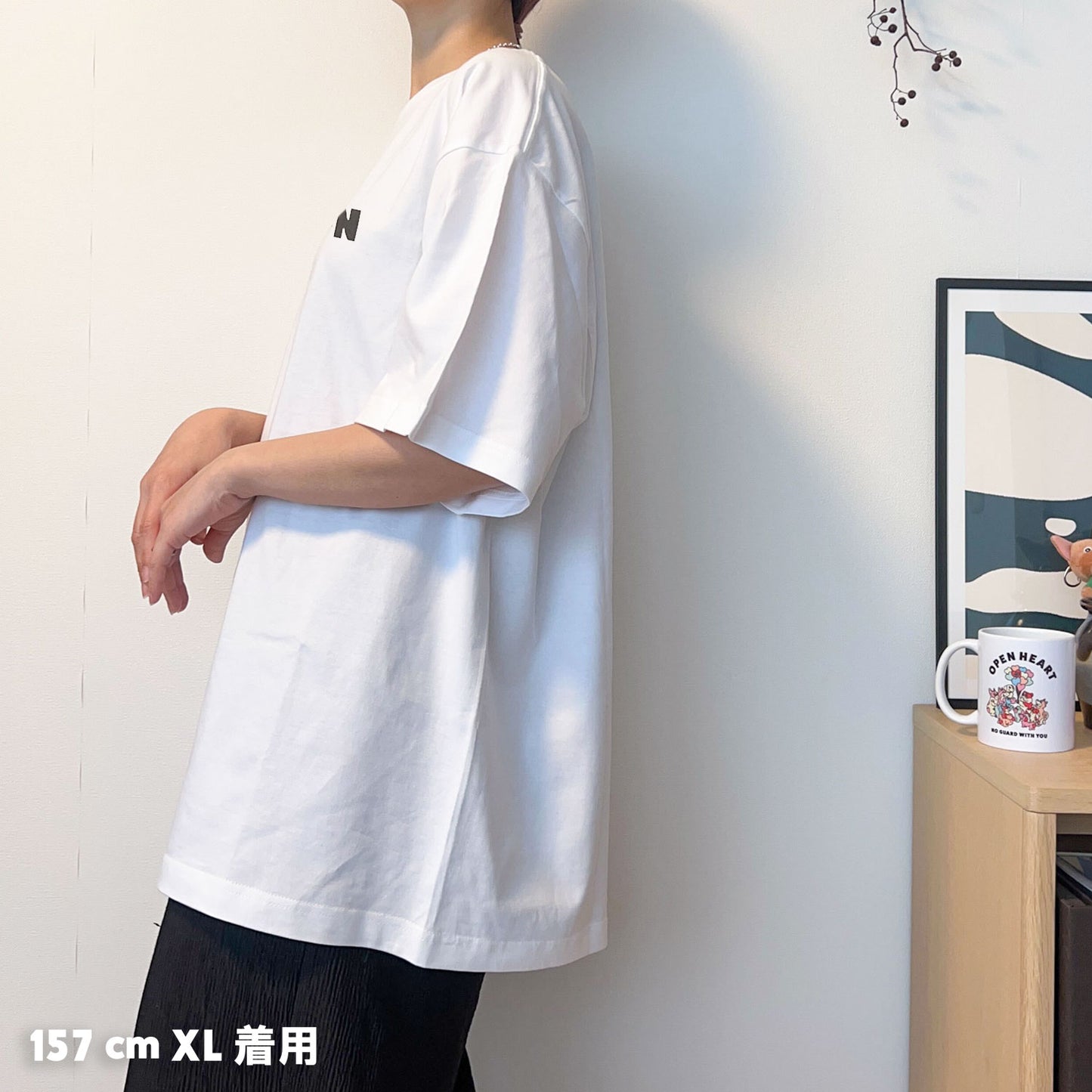 【期間限定！4/19まで販売中】 〈OPEN HEART♡〉T-SHIRTS/ 半袖Tシャツ