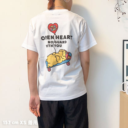 【期間限定！4/19まで販売中】 〈OPEN HEART♡〉T-SHIRTS/ 半袖Tシャツ