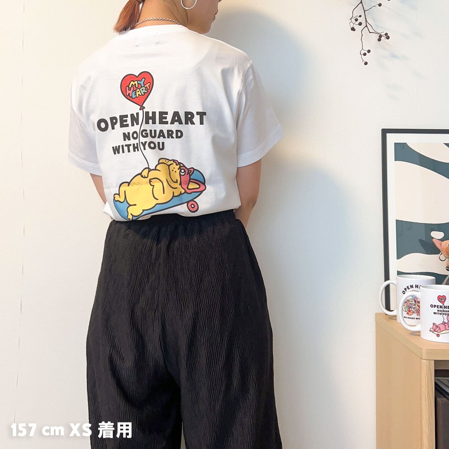 【期間限定！4/19まで販売中】 〈OPEN HEART♡〉T-SHIRTS/ 半袖Tシャツ