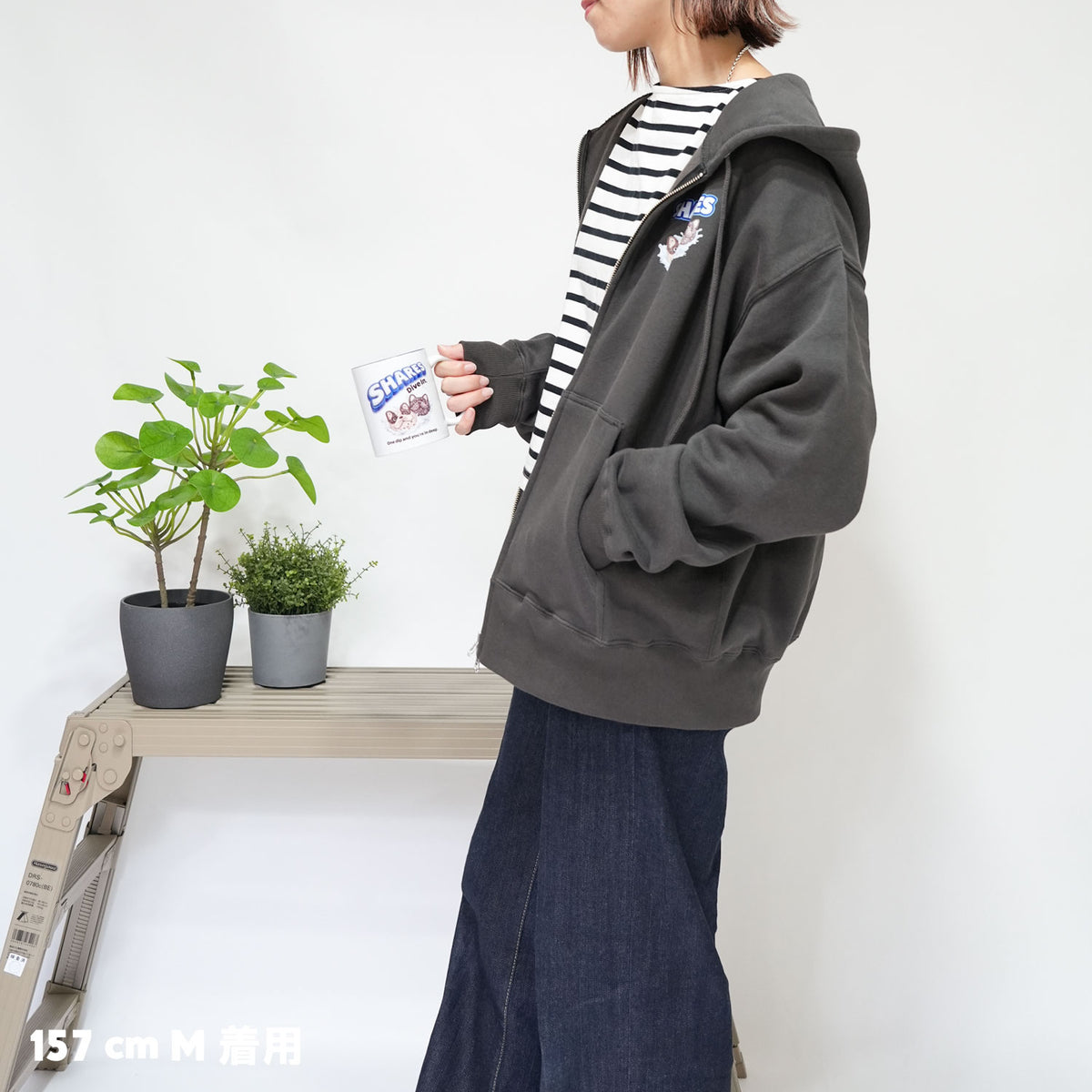 【期間限定！ 10/18 まで販売中】 〈 OYATSU TIME〉ZIP PARKA/ ジップパーカー
