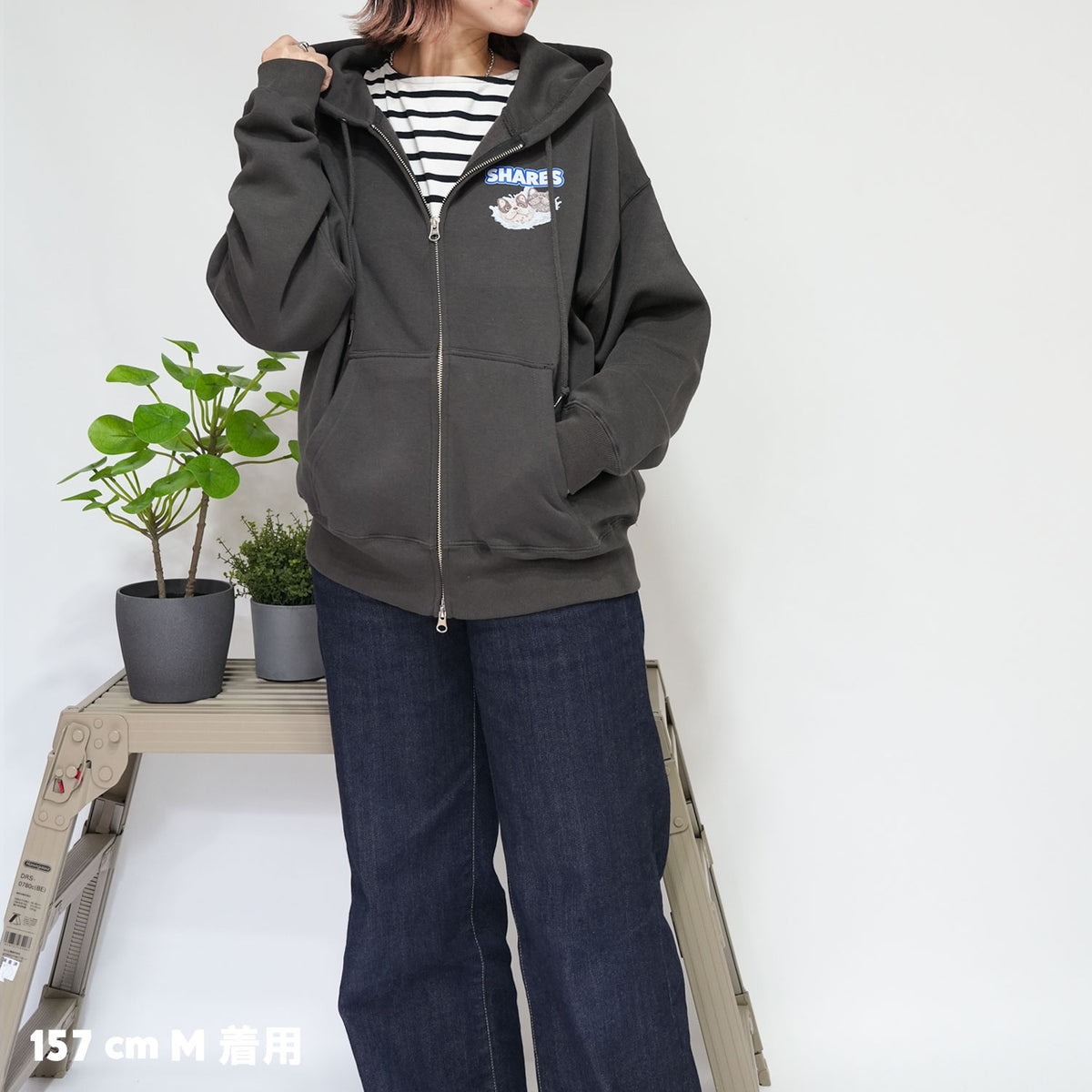 【期間限定！ 10/18 まで販売中】 〈 OYATSU TIME〉ZIP PARKA/ ジップパーカー