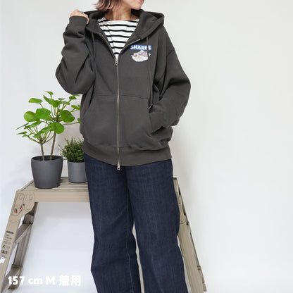 【期間限定！ 10/18 まで販売中】 〈 OYATSU TIME〉ZIP PARKA/ ジップパーカー