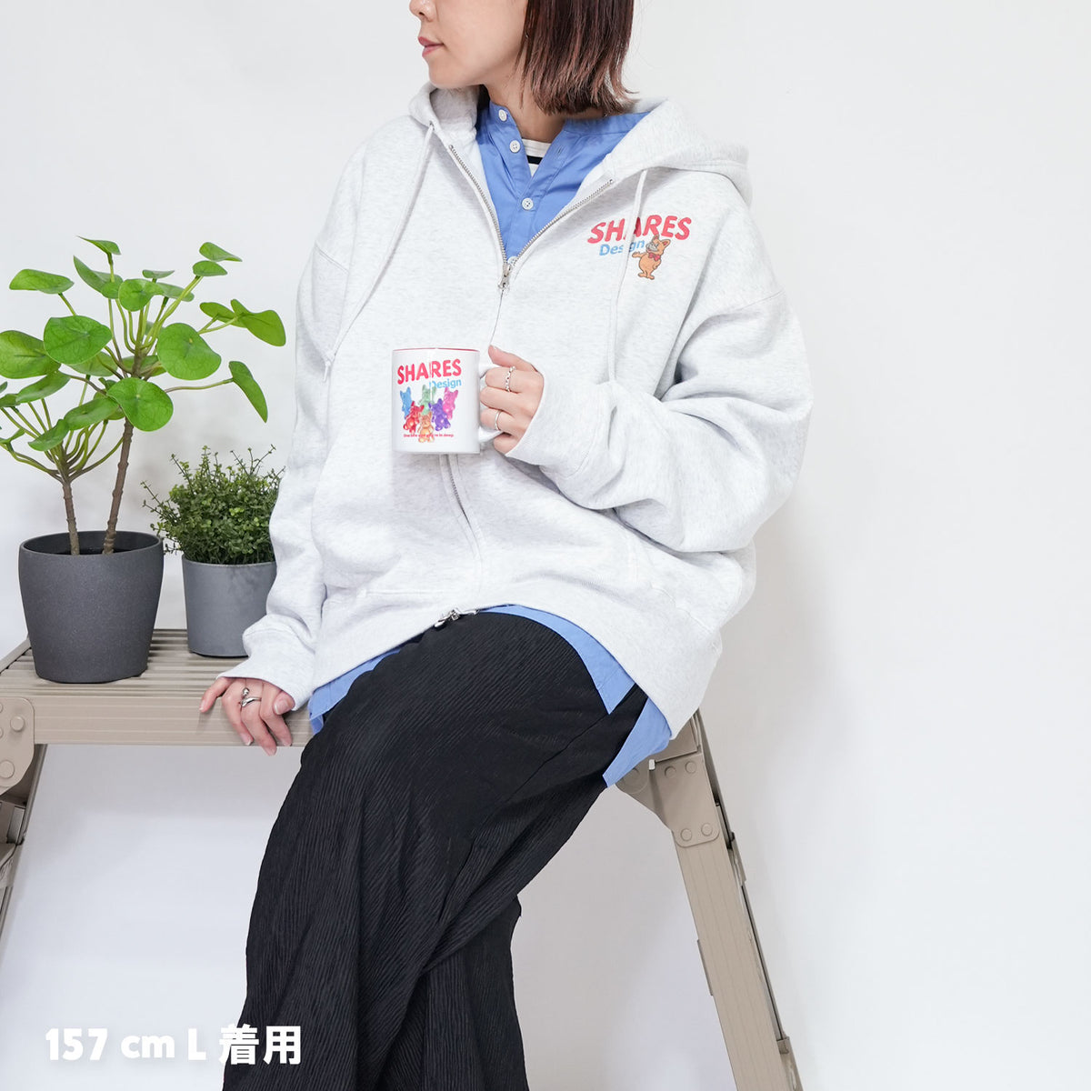 【期間限定！ 10/18 まで販売中】 〈 OYATSU TIME〉ZIP PARKA/ ジップパーカー
