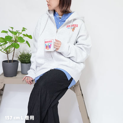 【期間限定！ 10/18 まで販売中】 〈 OYATSU TIME〉ZIP PARKA/ ジップパーカー