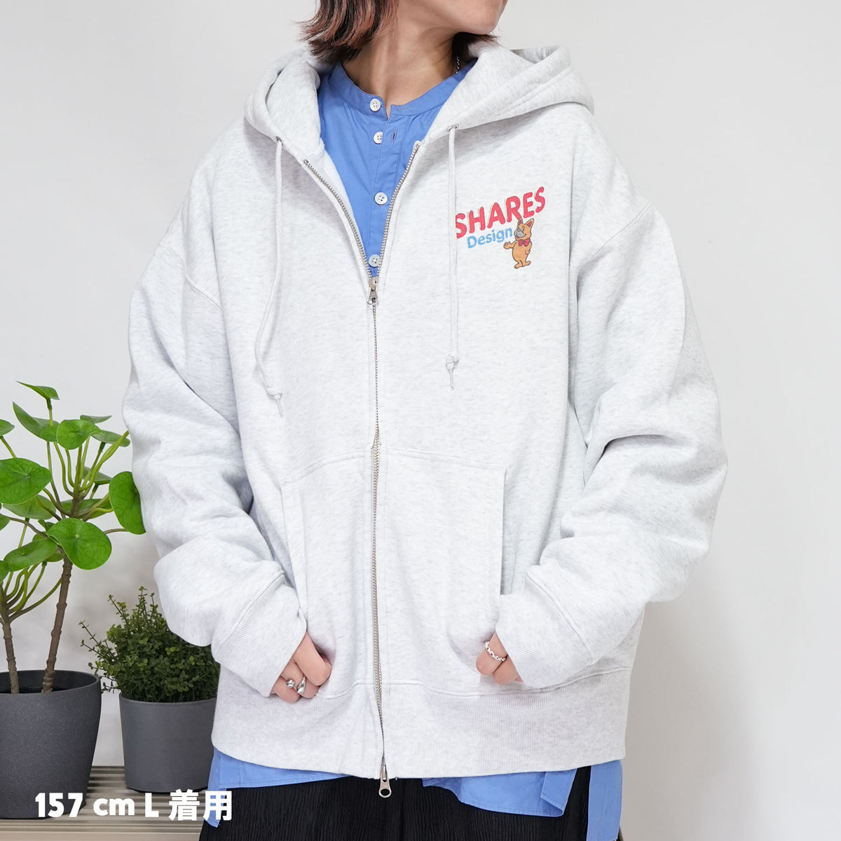 【期間限定！ 10/18 まで販売中】 〈 OYATSU TIME〉ZIP PARKA/ ジップパーカー