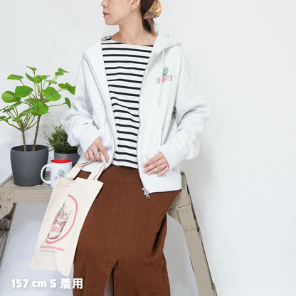【期間限定！ 10/18 まで販売中】 〈 OYATSU TIME〉ZIP PARKA/ ジップパーカー