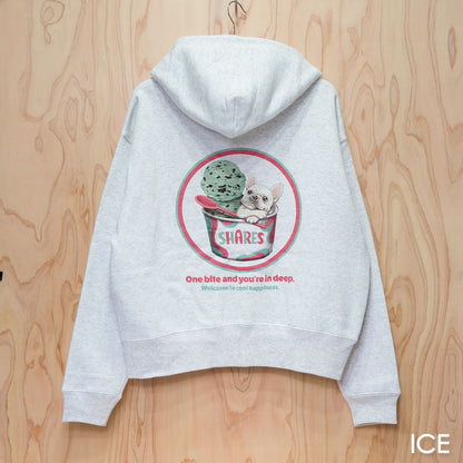 【期間限定！ 10/18 まで販売中】 〈 OYATSU TIME〉ZIP PARKA/ ジップパーカー
