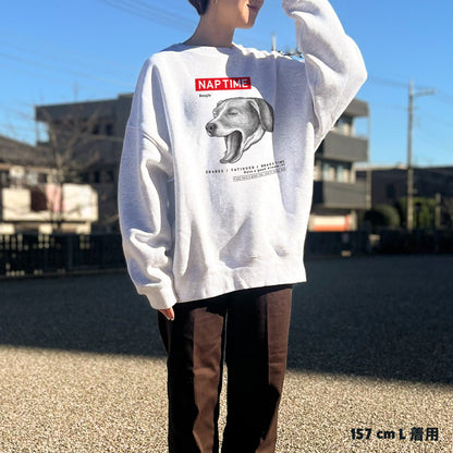 AKUBI DOG  BIG CREW SWEAT / ビッグスウェット