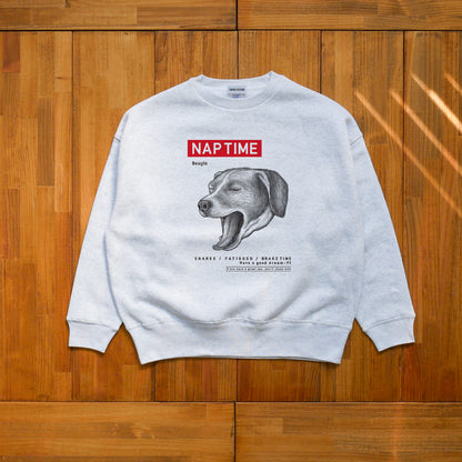 AKUBI DOG  BIG CREW SWEAT / ビッグスウェット
