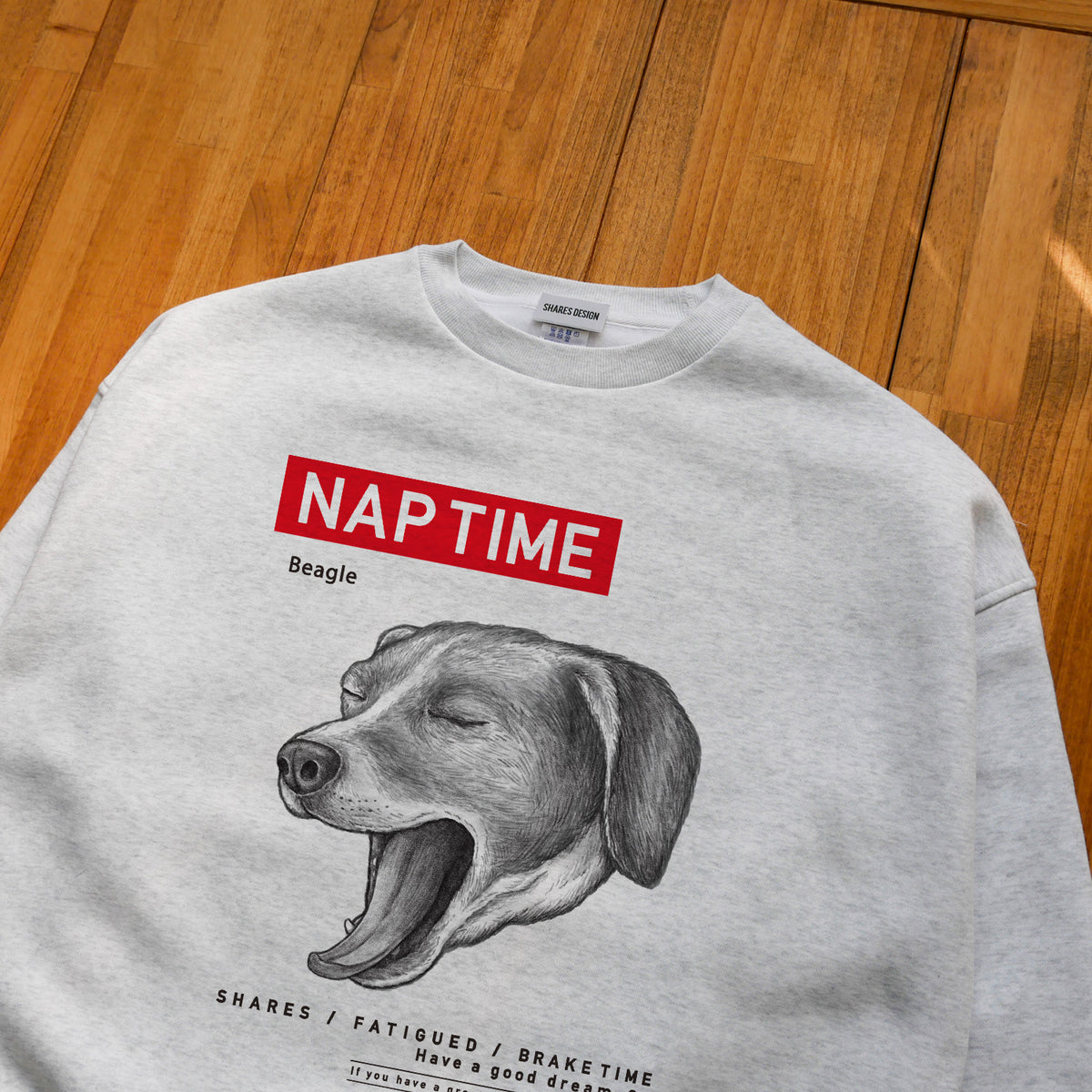 AKUBI DOG  BIG CREW SWEAT / ビッグスウェット