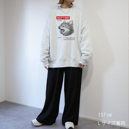 AKUBI DOG  BIG CREW SWEAT / ビッグスウェット