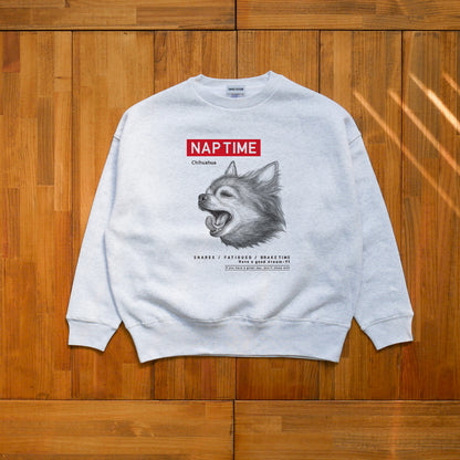 AKUBI DOG  BIG CREW SWEAT / ビッグスウェット