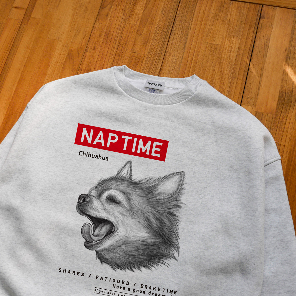 AKUBI DOG  BIG CREW SWEAT / ビッグスウェット