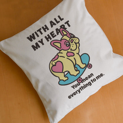 【期間限定！ 2/23 まで販売中】 〈 MY HEART♡〉 CUSHION COVER/ クッションカバー（送料無料）