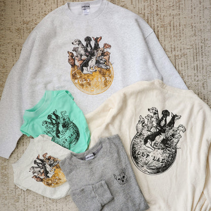 【受注生産！ 12/26 まで予約（1 月中旬～お届け）】 〈WOLFLADY×RUUU.〉 BIG SWEAT/ ビッグ裏起毛スウェット