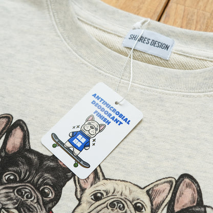 【期間限定！12月中旬お届け】4BUHI CAFE /裾ドローコード付きスウェット